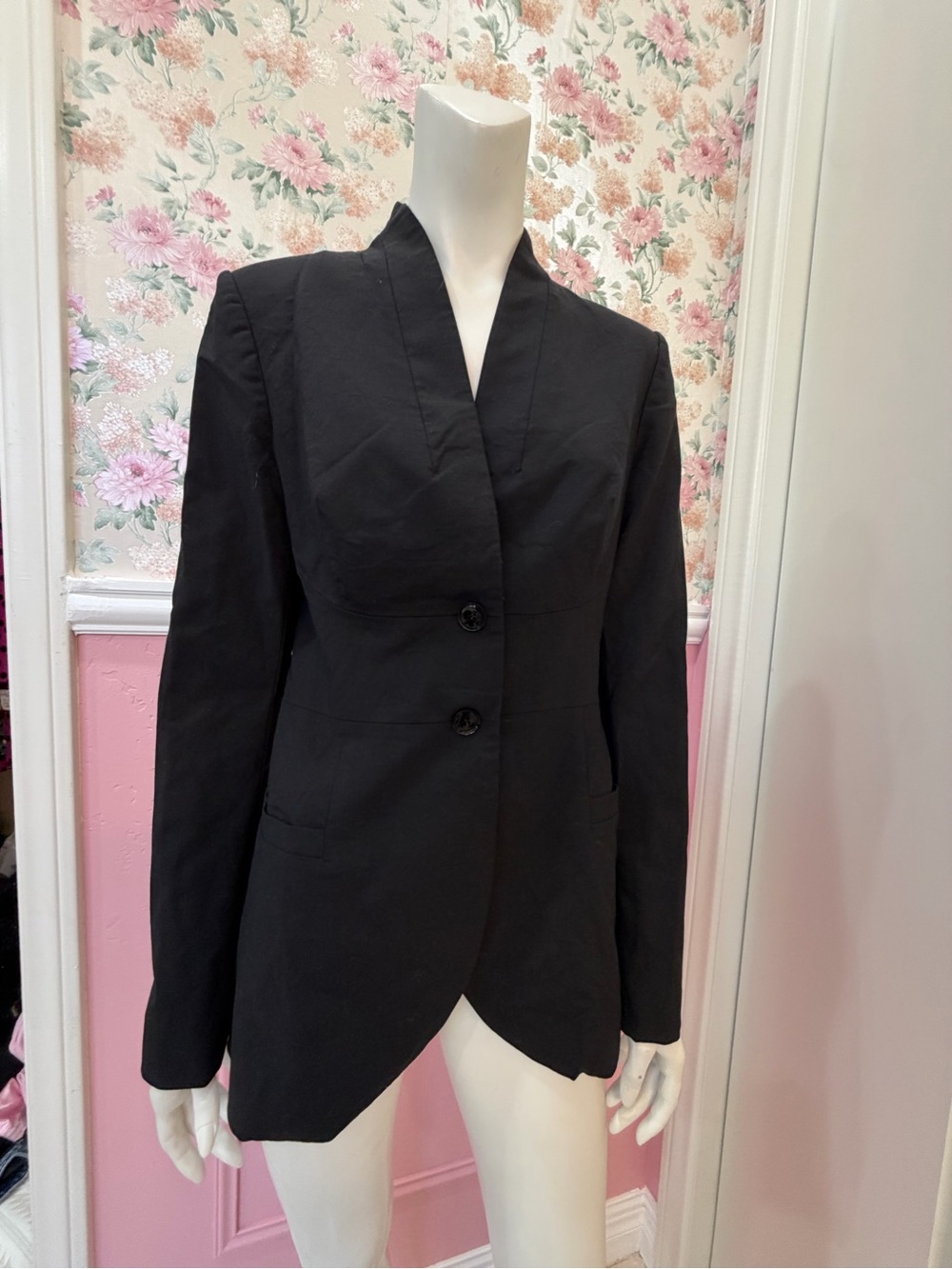 La Perla Black Tailored Two-Button Blazer